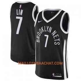 Maillot NBA Brooklyn Nets Jeremy Lin 7 Nike City Edition Swingman - Homme